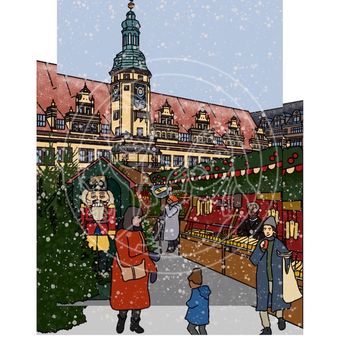 Weihnachtsmarkt am Alten Markt Leipzig